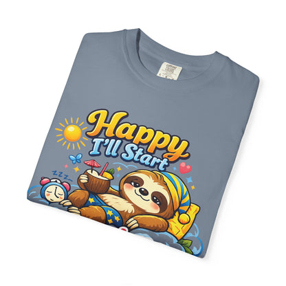 Sunday - Procrastination Sloth Series T-shirt