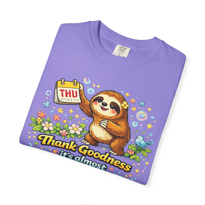 Thursday - Procrastination Sloth Series T-shirt
