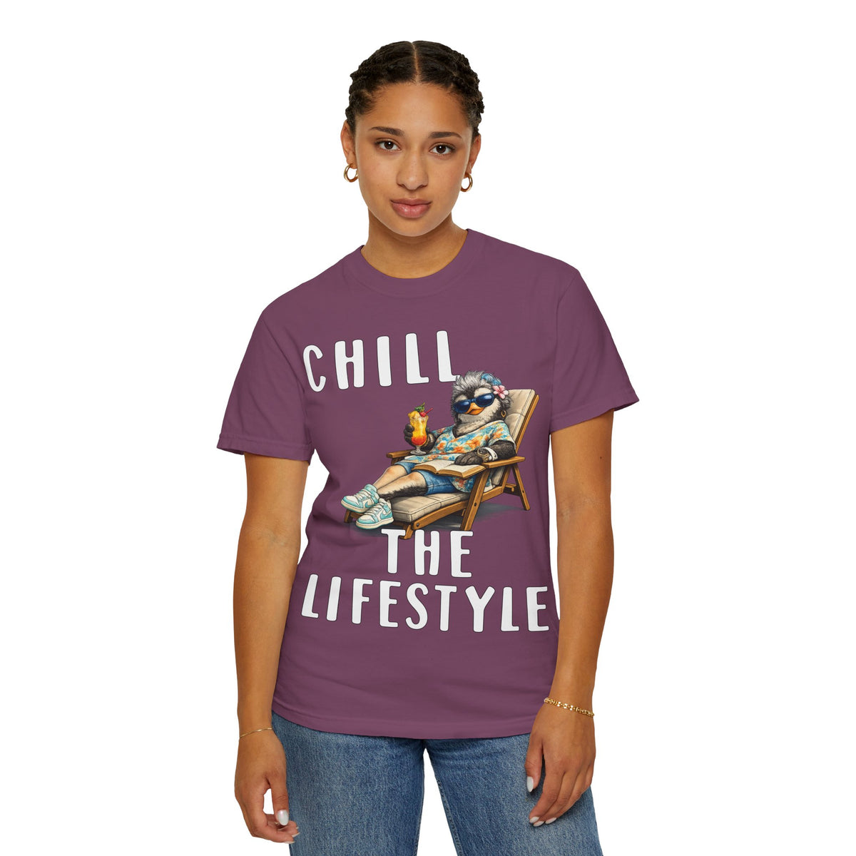 Chill The Lifestyle Grandma T-shirt - Penguin Series