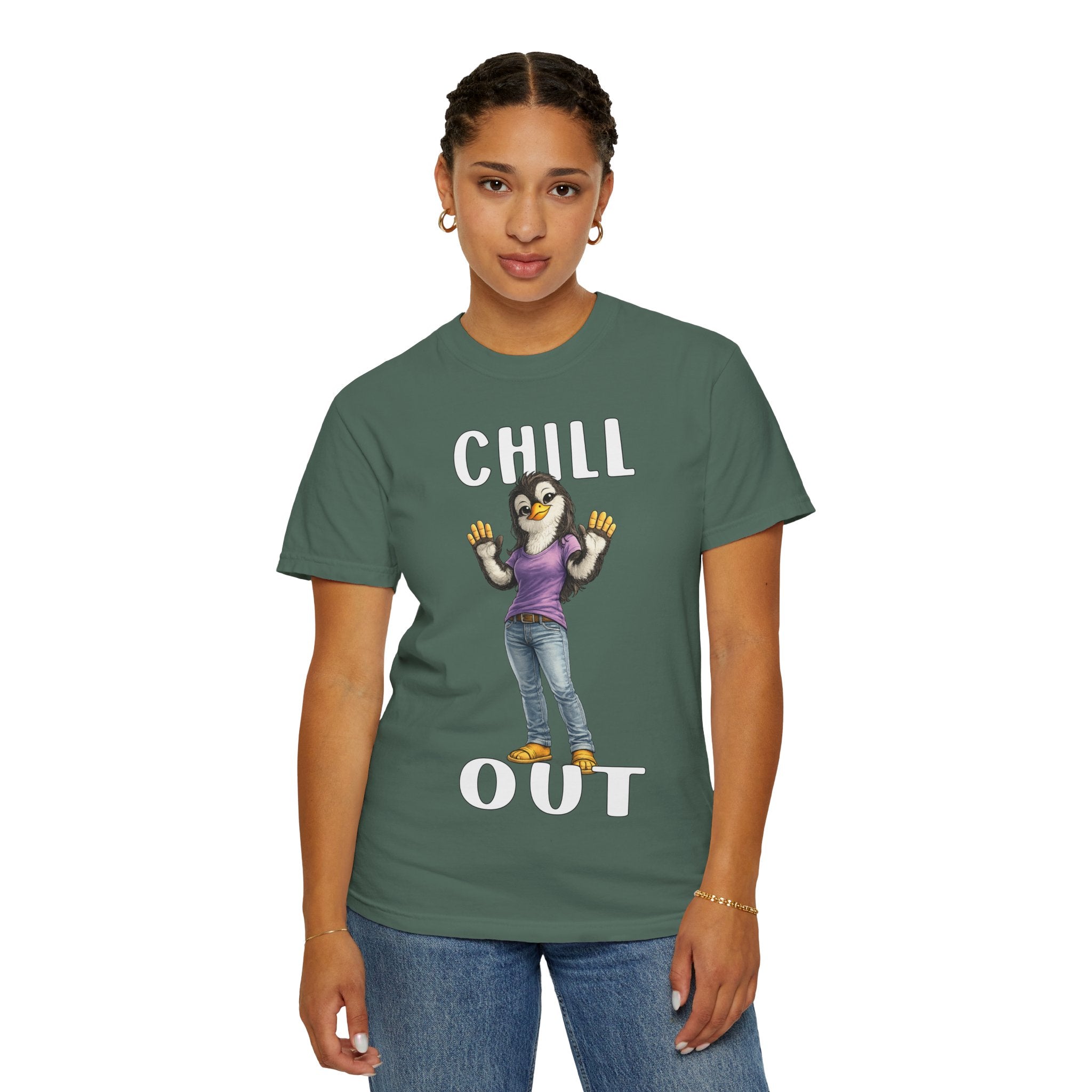 Chill Out Girl T-shirt - Penguin Series