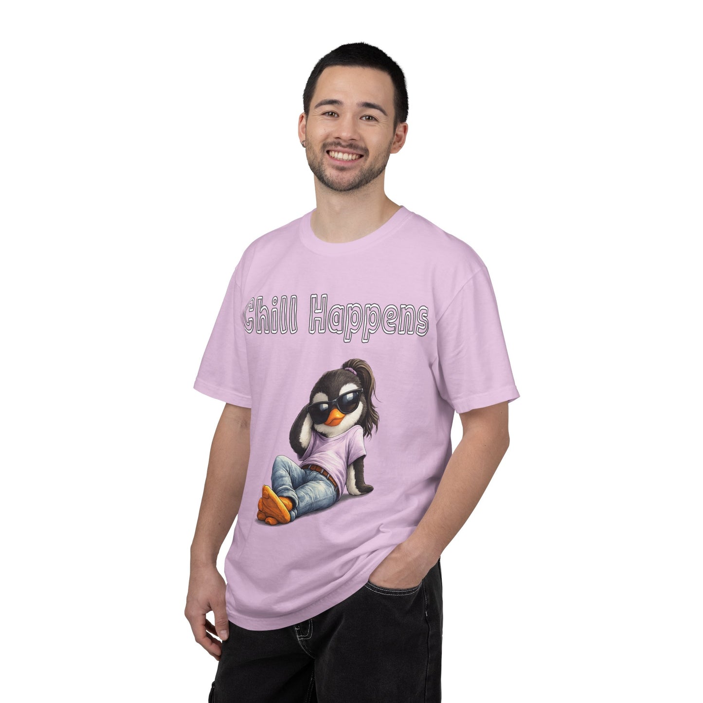 "Chill Happens" T-shirt Penguin Series