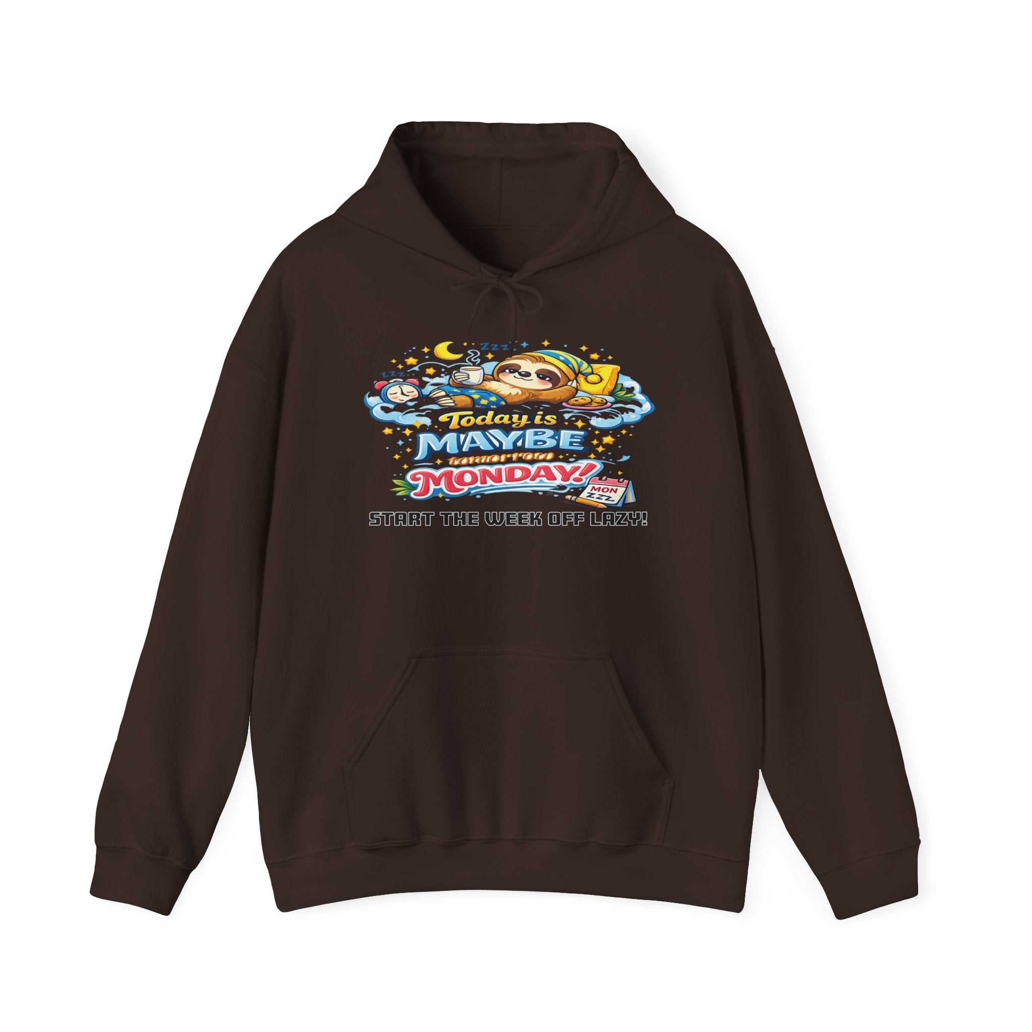 Monday - Procrastination Sloth Series Hoodie