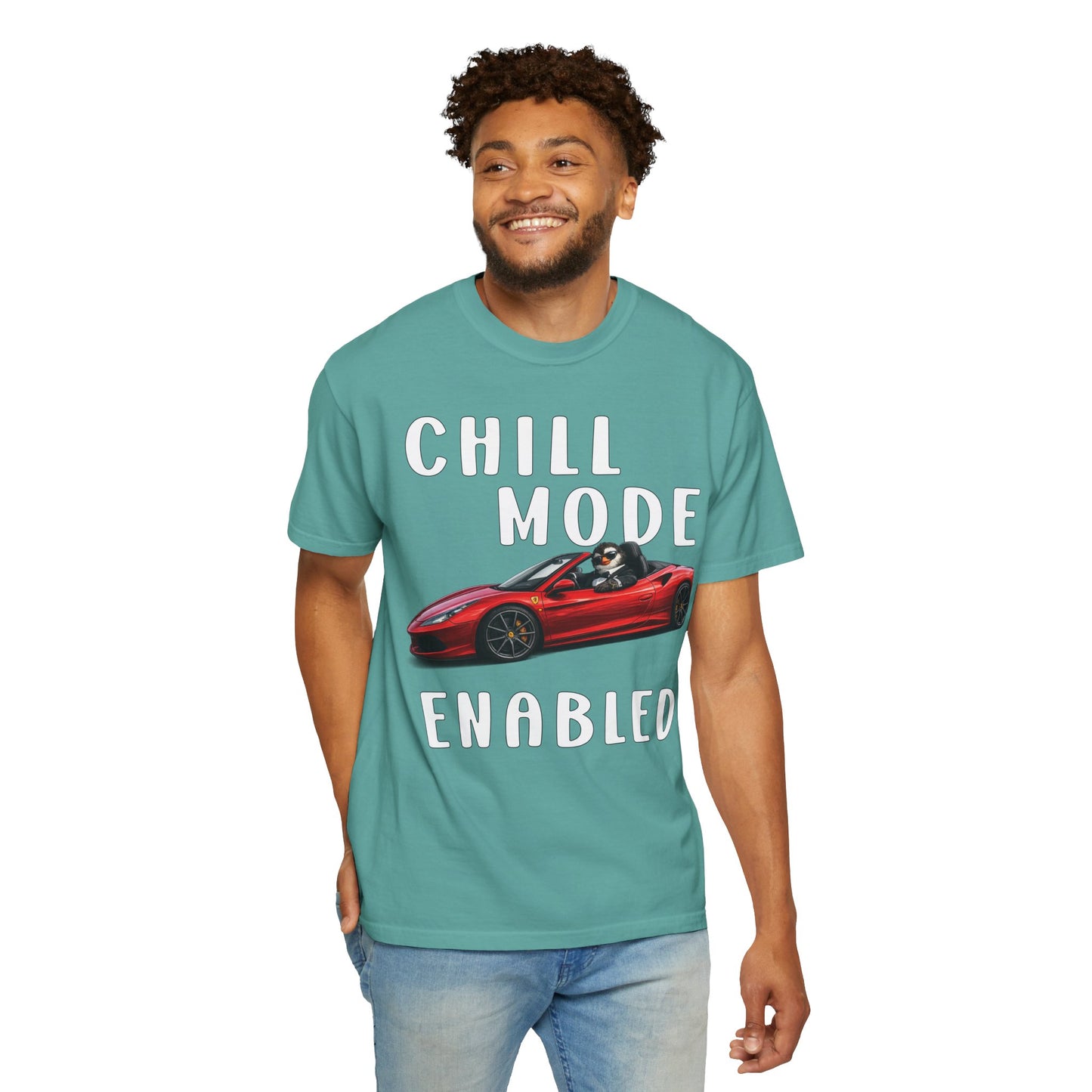Chill Mode Enabled Boy T-shirt - Penguin Series