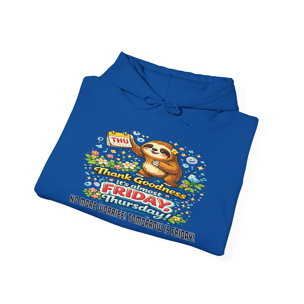 Thursday - Procrastination Sloth Series Hoodie