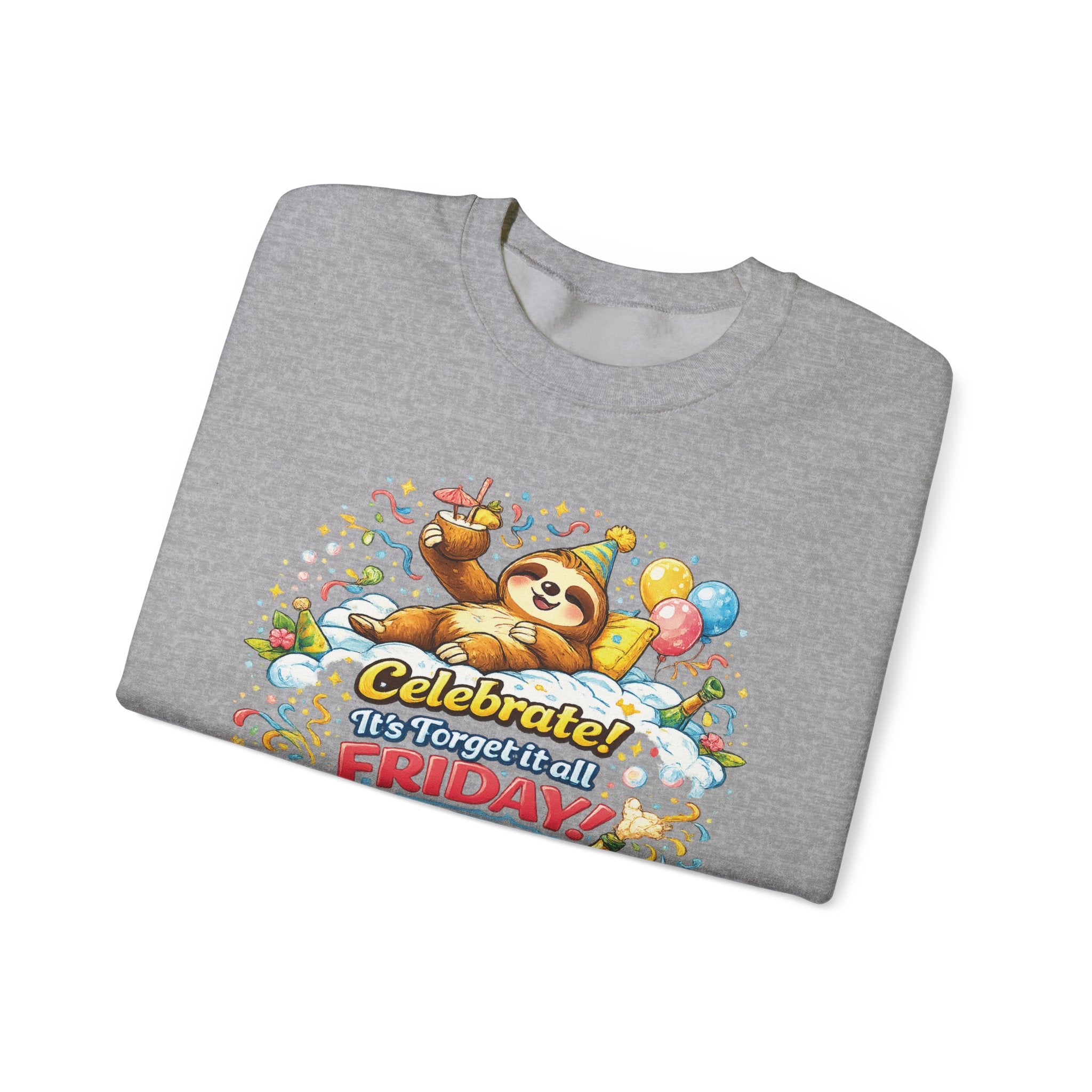 Friday - Procrastination Sloth Series Sweatshirt
