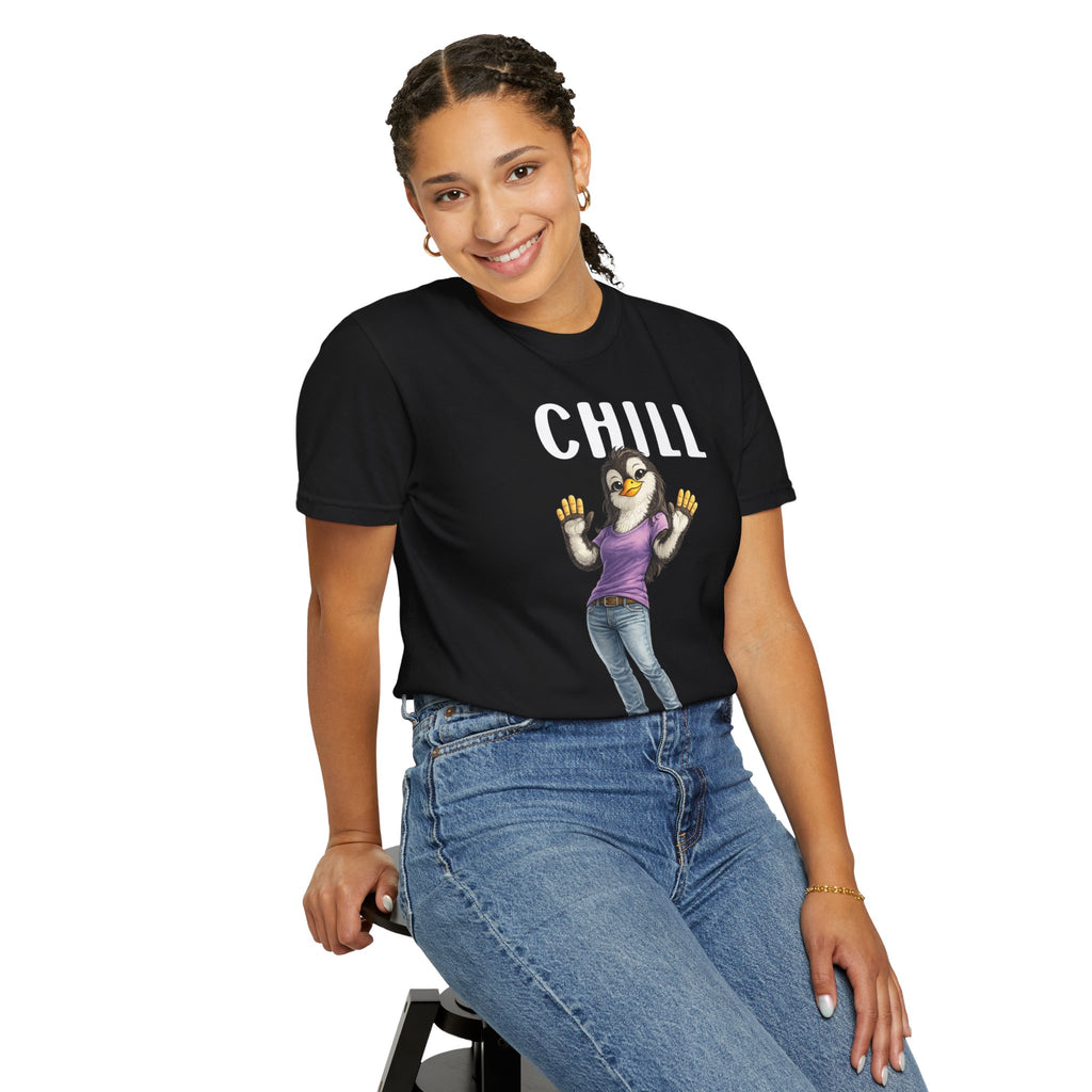 Chill Out Girl T-shirt - Penguin Series
