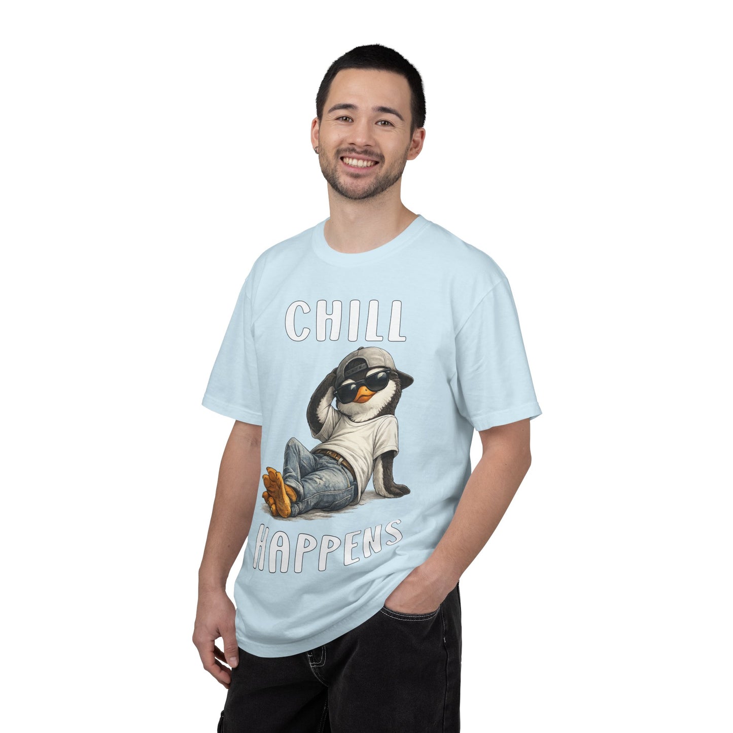 Chill Happens Boy T-shirt - Penguin Series