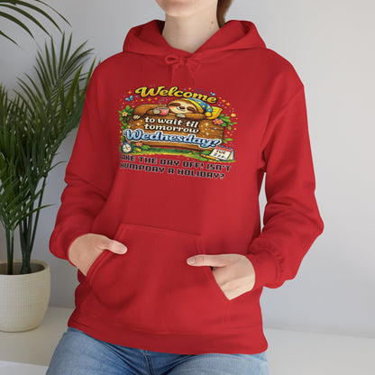 Wednesday - Procrastination Sloth Series Hoodie