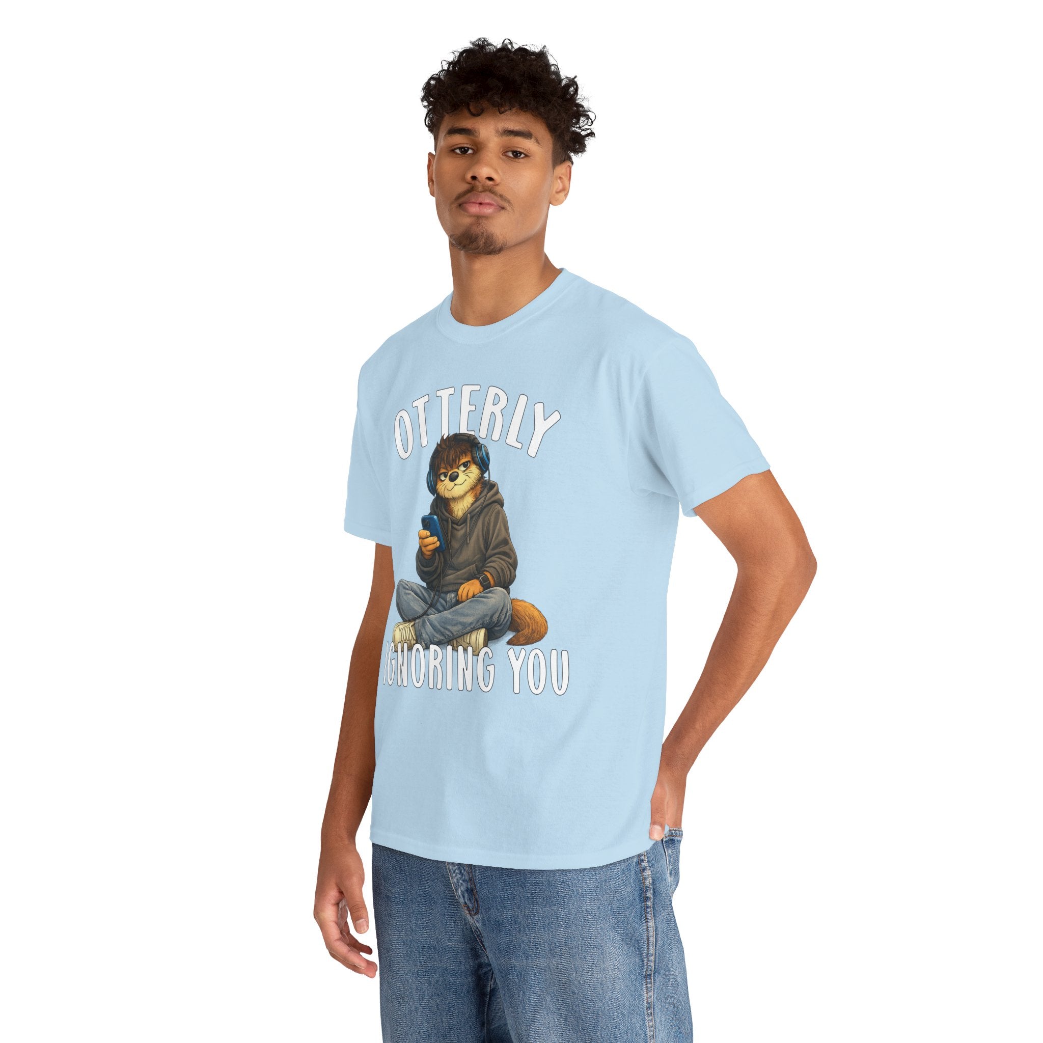 "Otterly Ignoring You" Teen Boy Tee - Otter Series