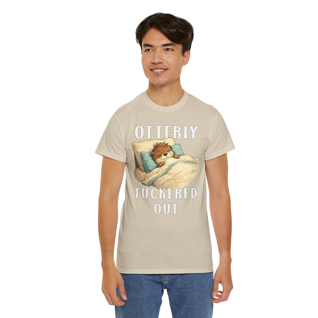 "Otterly Tuckered Out" Tee - Otter Series