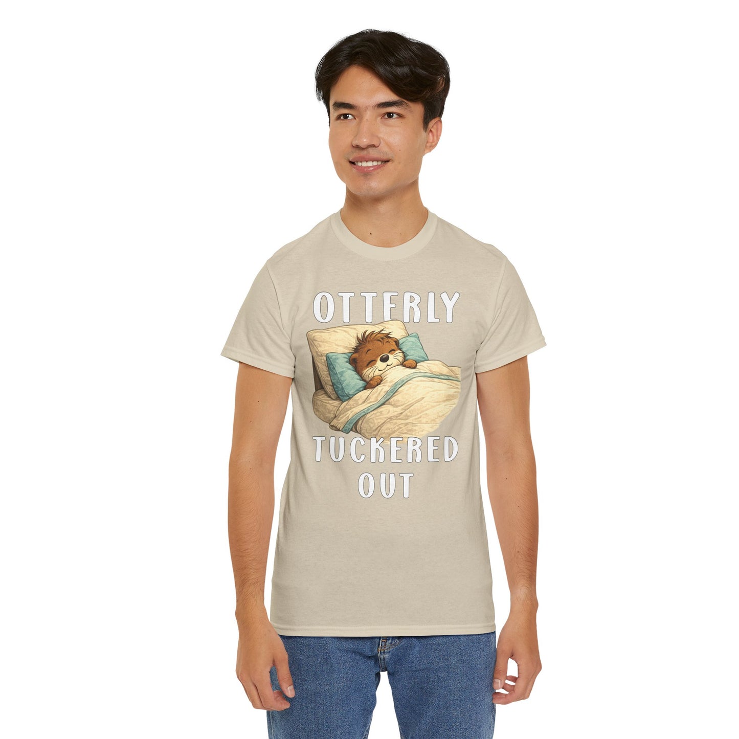 "Otterly Tuckered Out" Tee - Otter Series