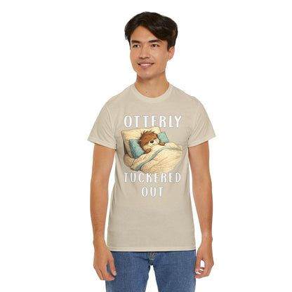 "Otterly Tuckered Out" Tee - Otter Series