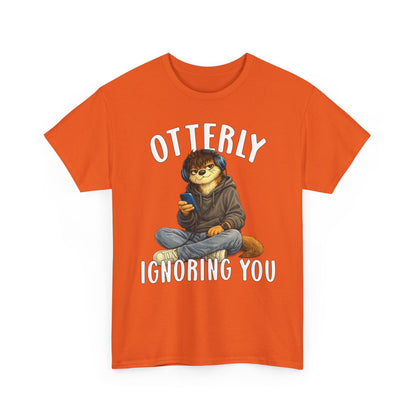 "Otterly Ignoring You" Teen Boy Tee - Otter Series