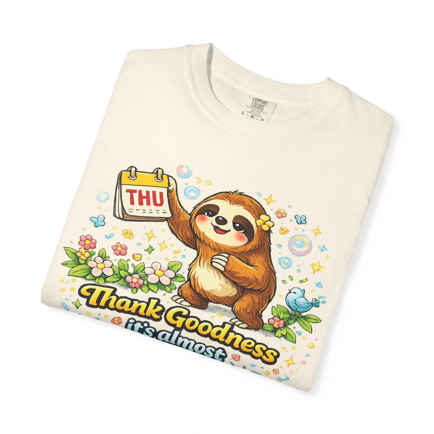 Thursday - Procrastination Sloth Series T-shirt