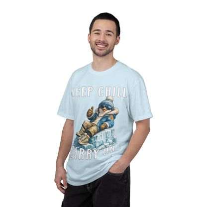 Keep Chill Carry On Boy T-shirt - Penguin Series