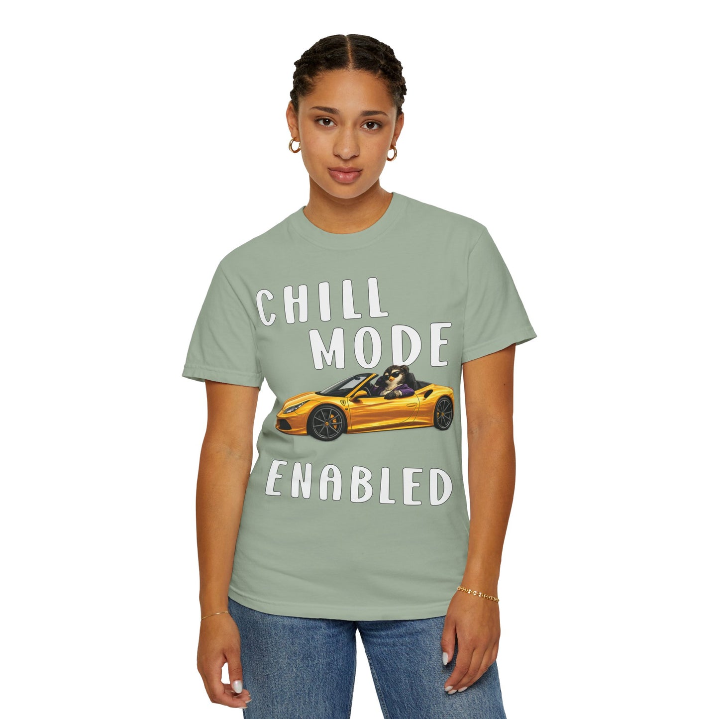 Chill Mode Enabled Girl T-shirt - Penguin Series