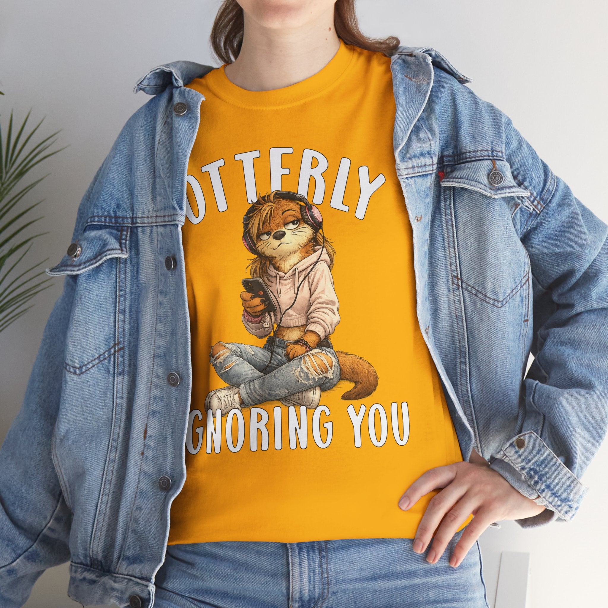"Otterly Ignoring You" TeenGirl Tee - Otter Series