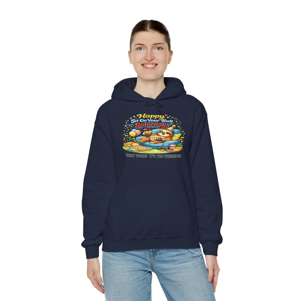 Saturday - Procrastination Sloth Series Hoodie