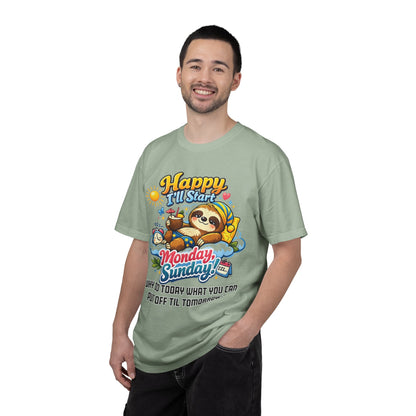 Sunday - Procrastination Sloth Series T-shirt