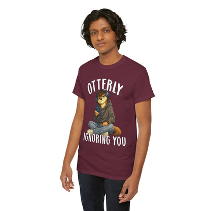 "Otterly Ignoring You" Teen Boy Tee - Otter Series