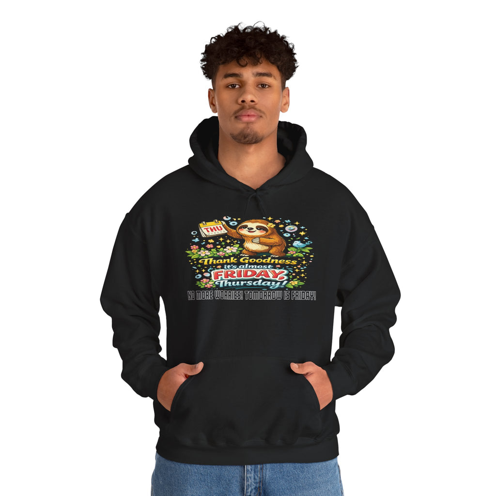 Thursday - Procrastination Sloth Series Hoodie
