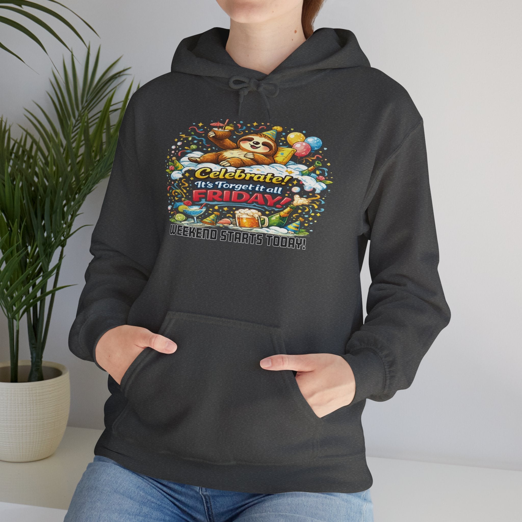 Friday - Procrastination Sloth Series Hoodie