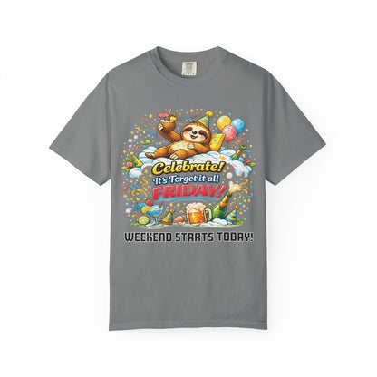 Friday - Procrastination Sloth Series T-shirt
