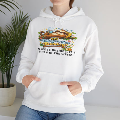 Tuesday - Procrastination Sloth Series Hoodie