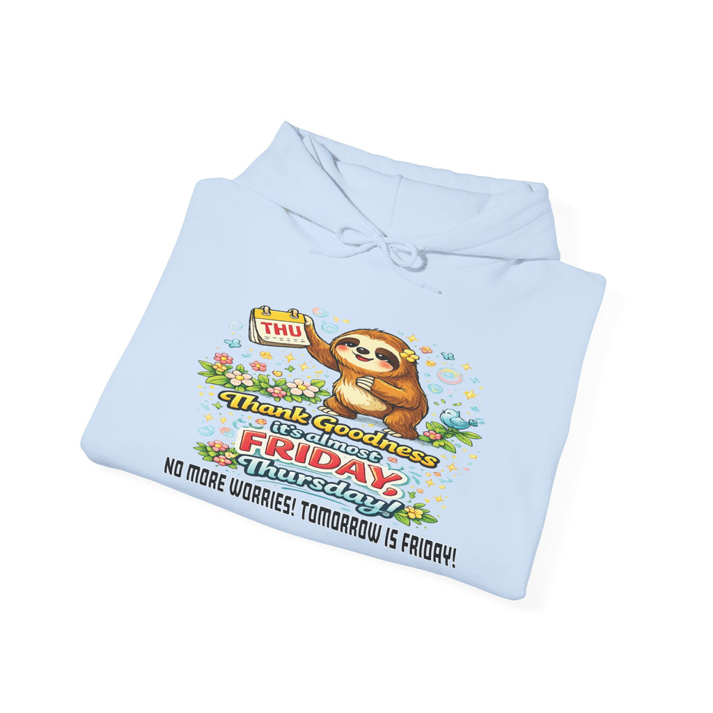 Thursday - Procrastination Sloth Series Hoodie
