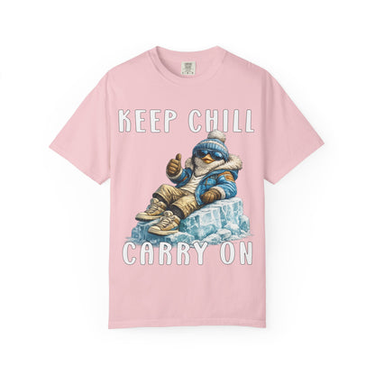 Keep Chill Carry On Boy T-shirt - Penguin Series