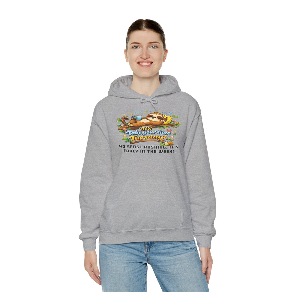 Tuesday - Procrastination Sloth Series Hoodie