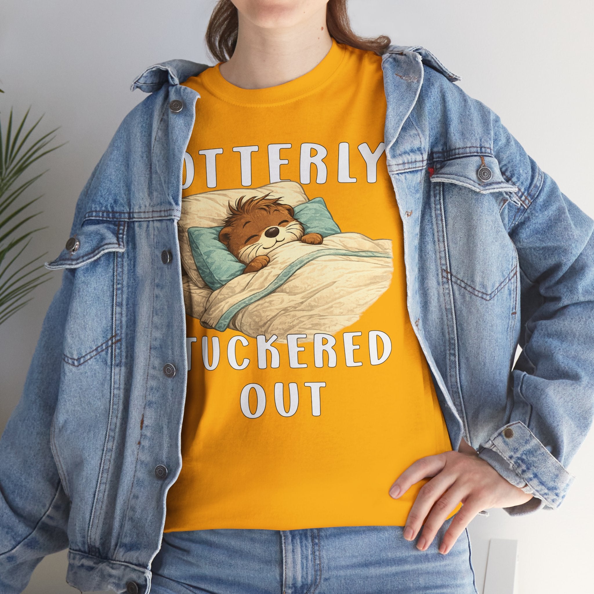 "Otterly Tuckered Out" Tee - Otter Series