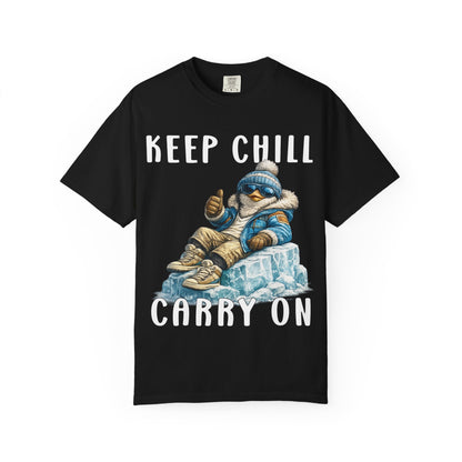 Keep Chill Carry On Boy T-shirt - Penguin Series