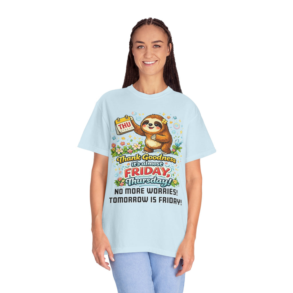 Thursday - Procrastination Sloth Series T-shirt