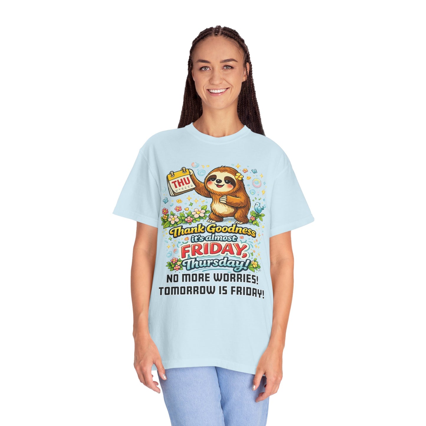 Thursday - Procrastination Sloth Series T-shirt