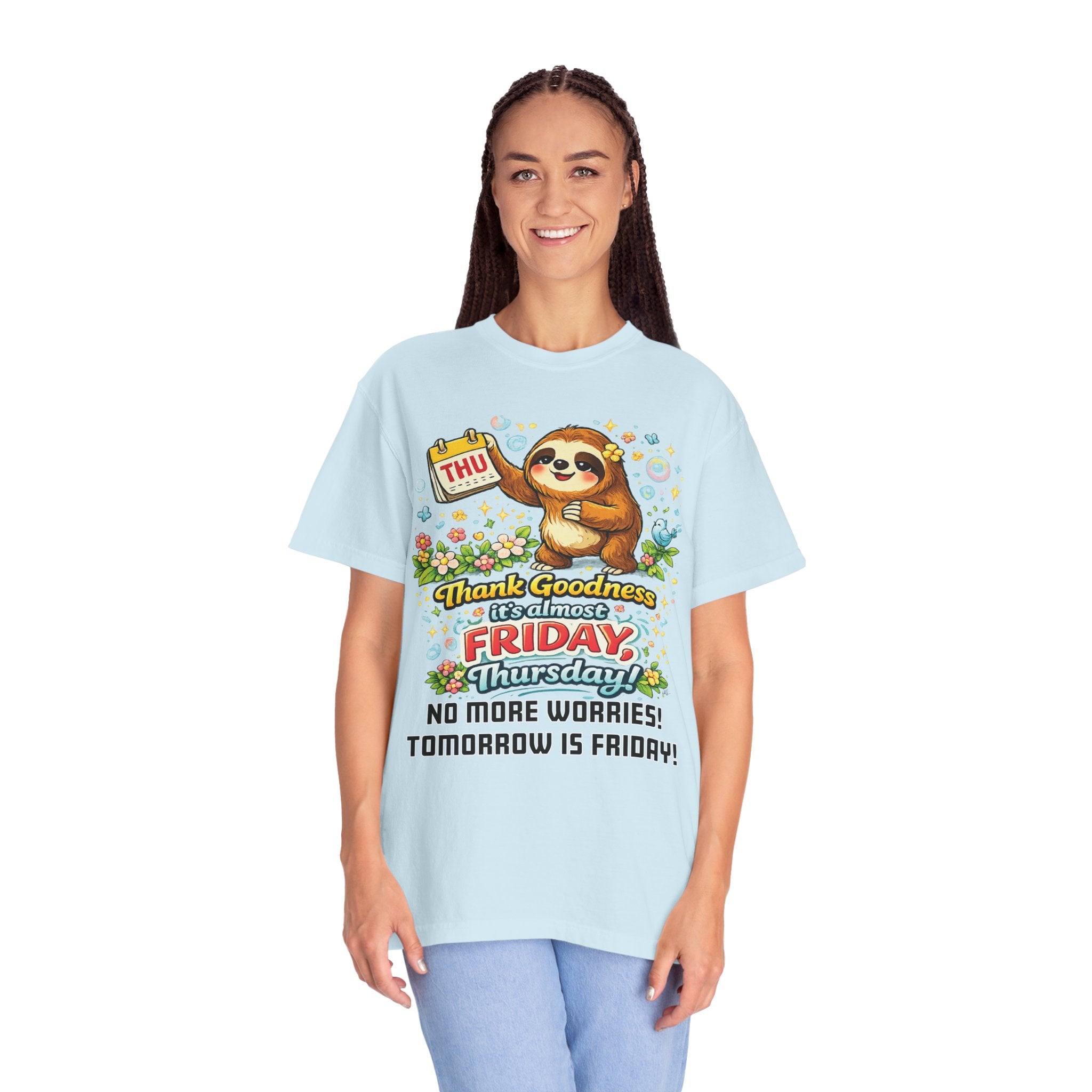 Thursday - Procrastination Sloth Series T-shirt