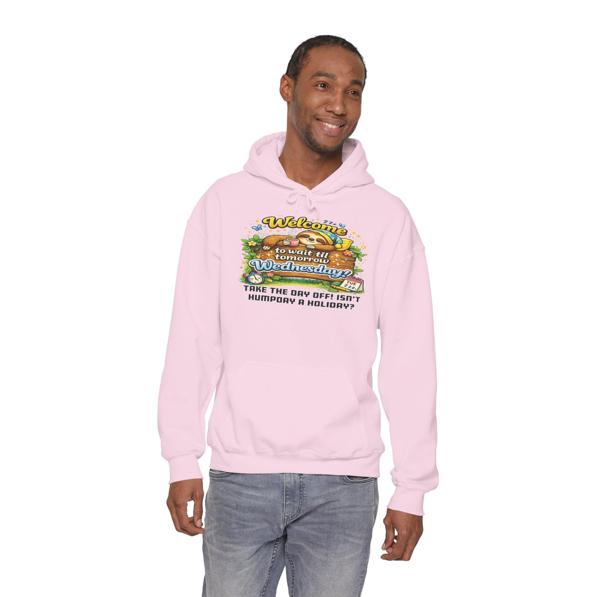 Wednesday - Procrastination Sloth Series Hoodie