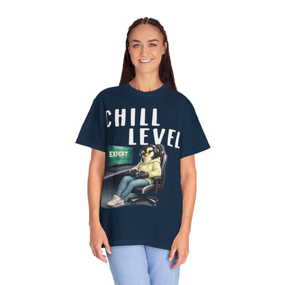 Chill Level Expert Girl T-shirt - Penguin Series