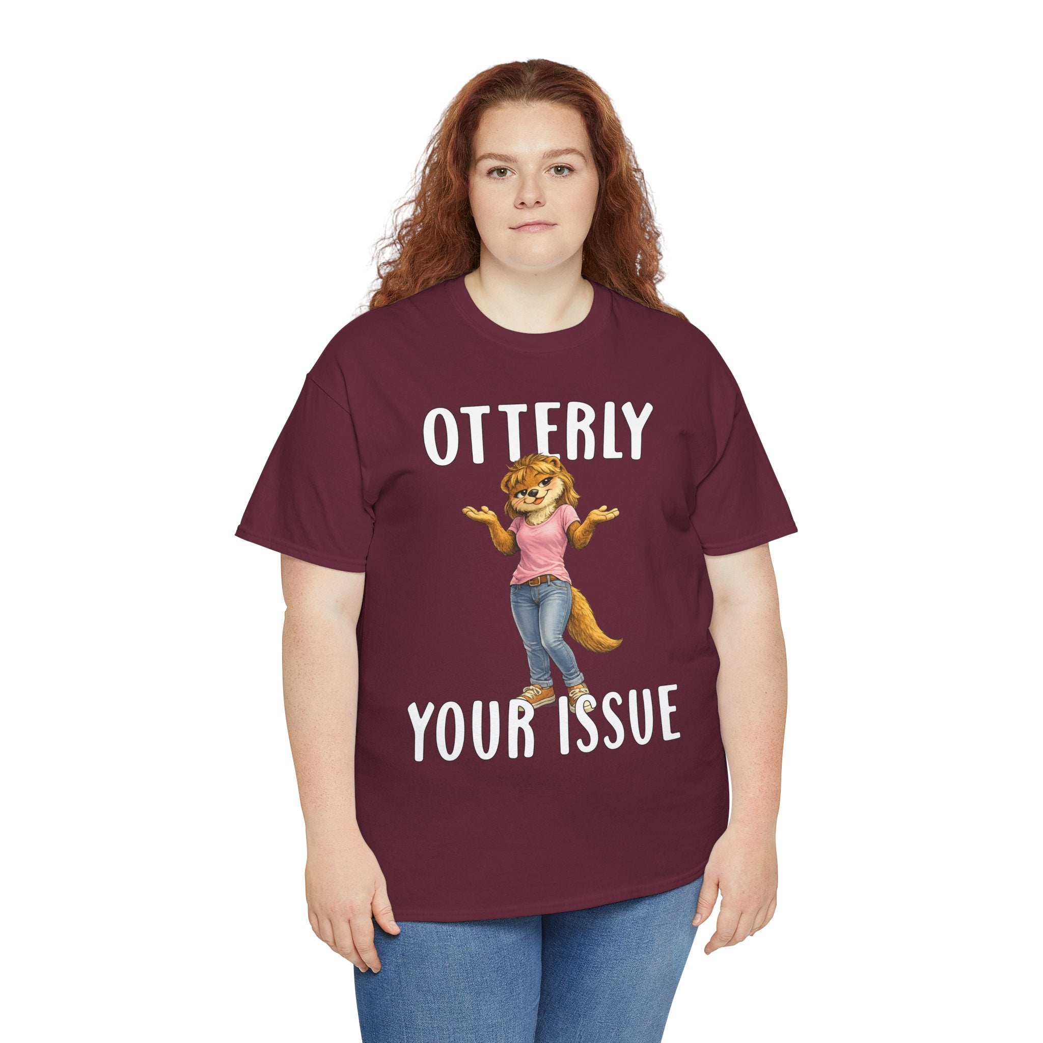 "Otterly Your Issue" Girl Tee - Otter Series