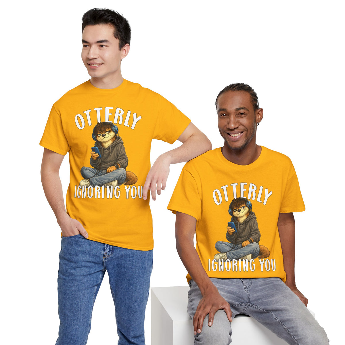 "Otterly Ignoring You" Teen Boy Tee - Otter Series