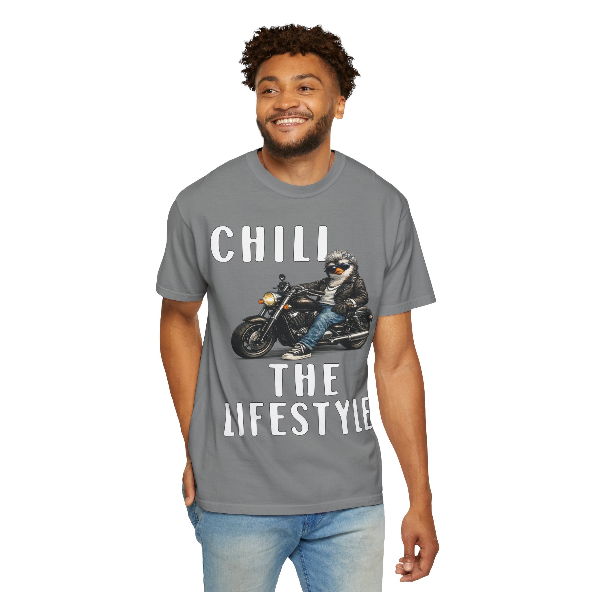 Chill The Lifestyle Grandpa T-shirt -  Penguin Series