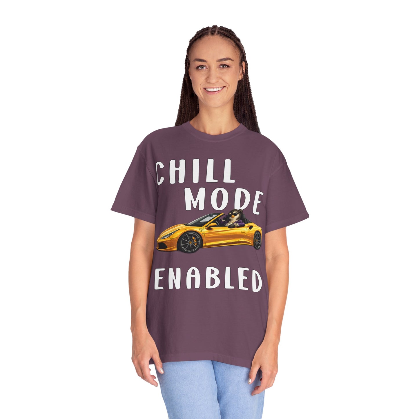 Chill Mode Enabled Girl T-shirt - Penguin Series
