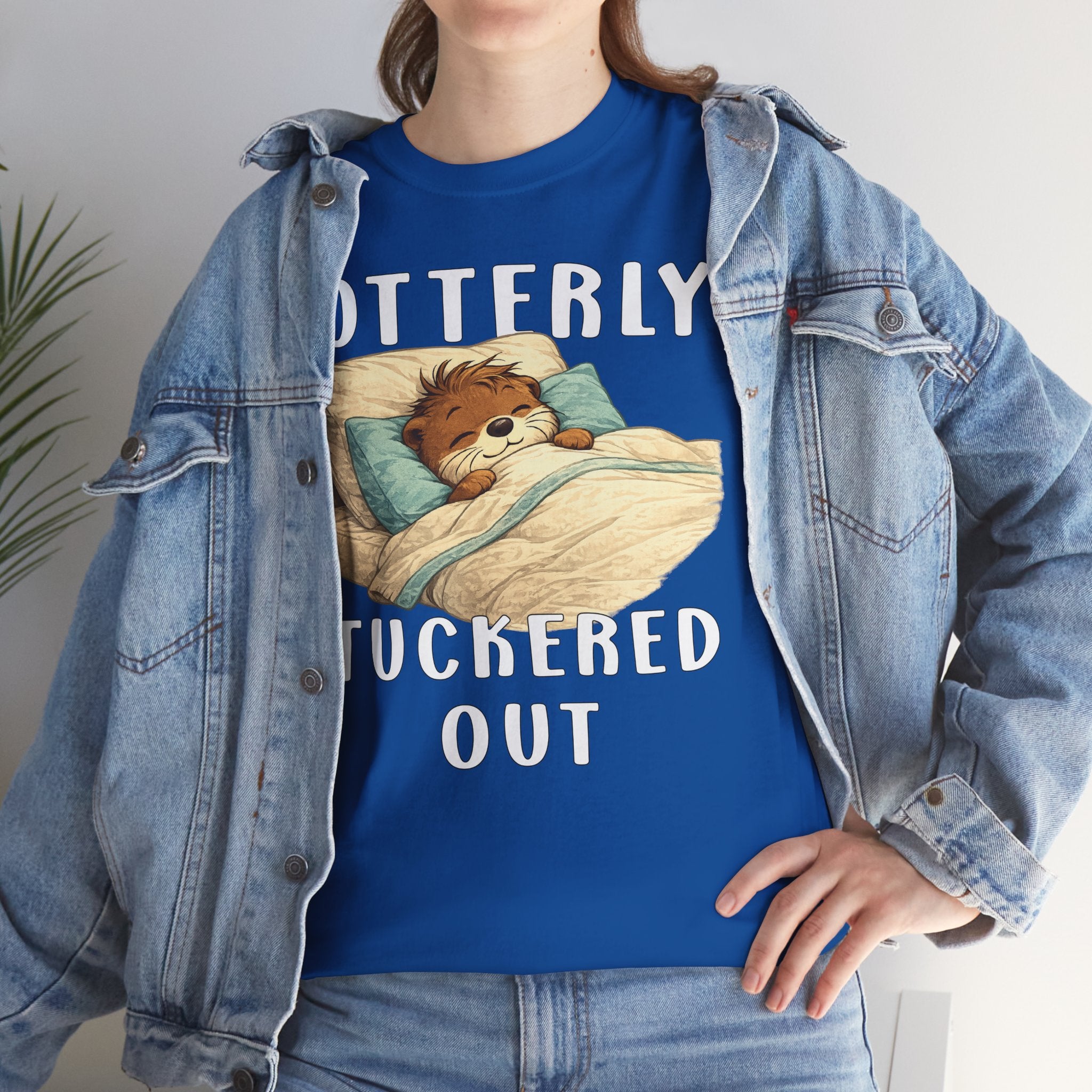 "Otterly Tuckered Out" Tee - Otter Series