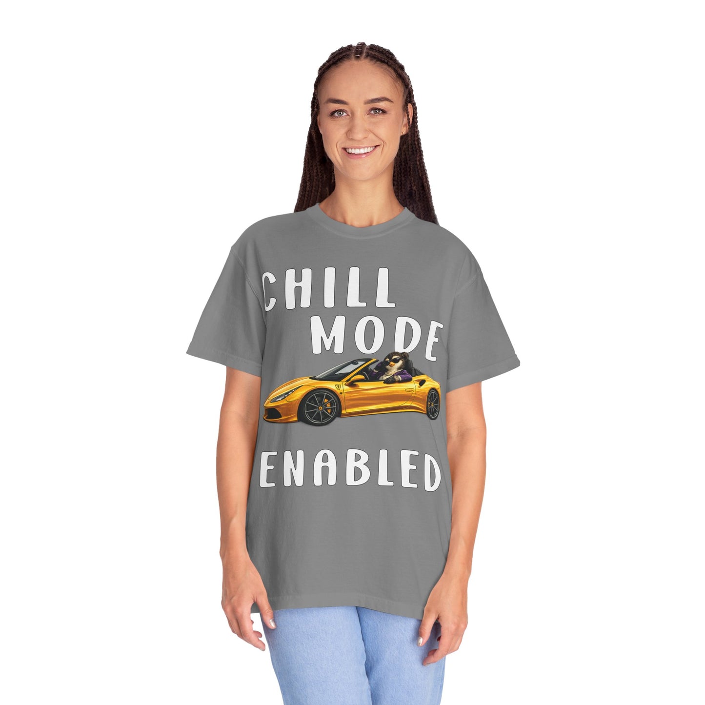 Chill Mode Enabled Girl T-shirt - Penguin Series