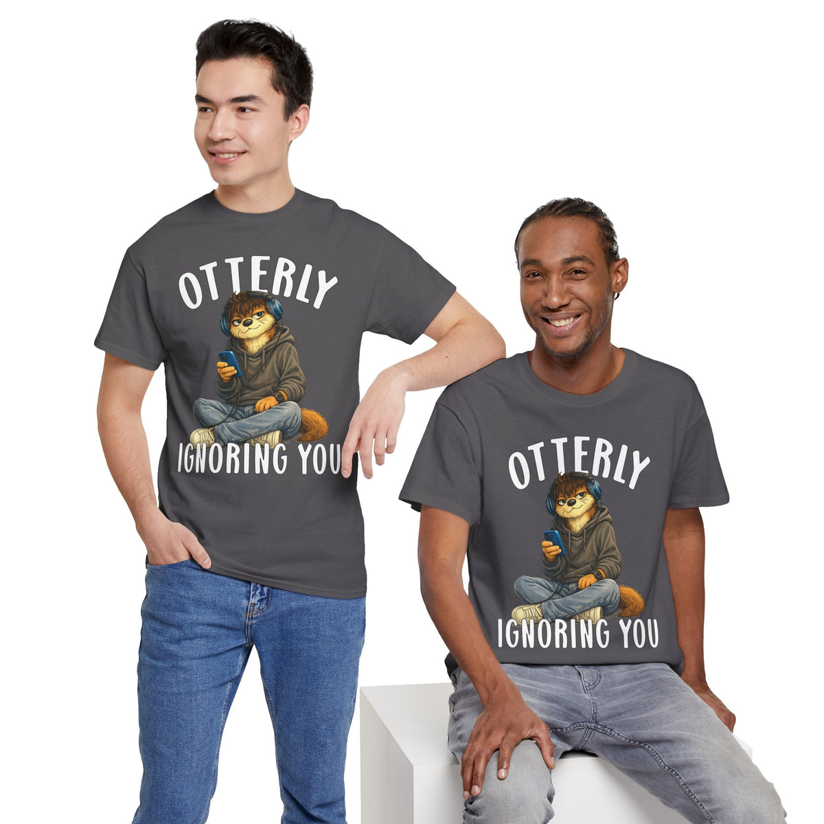 "Otterly Ignoring You" Teen Boy Tee - Otter Series