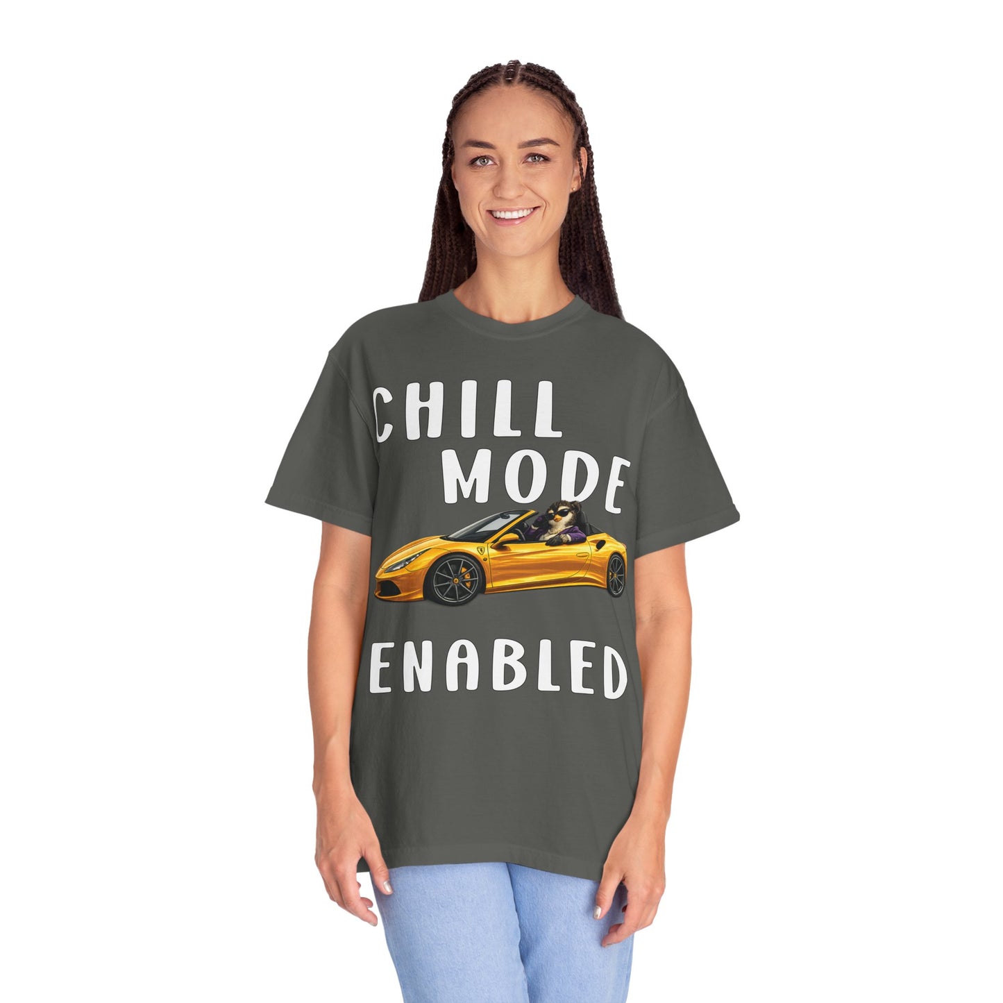 Chill Mode Enabled Girl T-shirt - Penguin Series