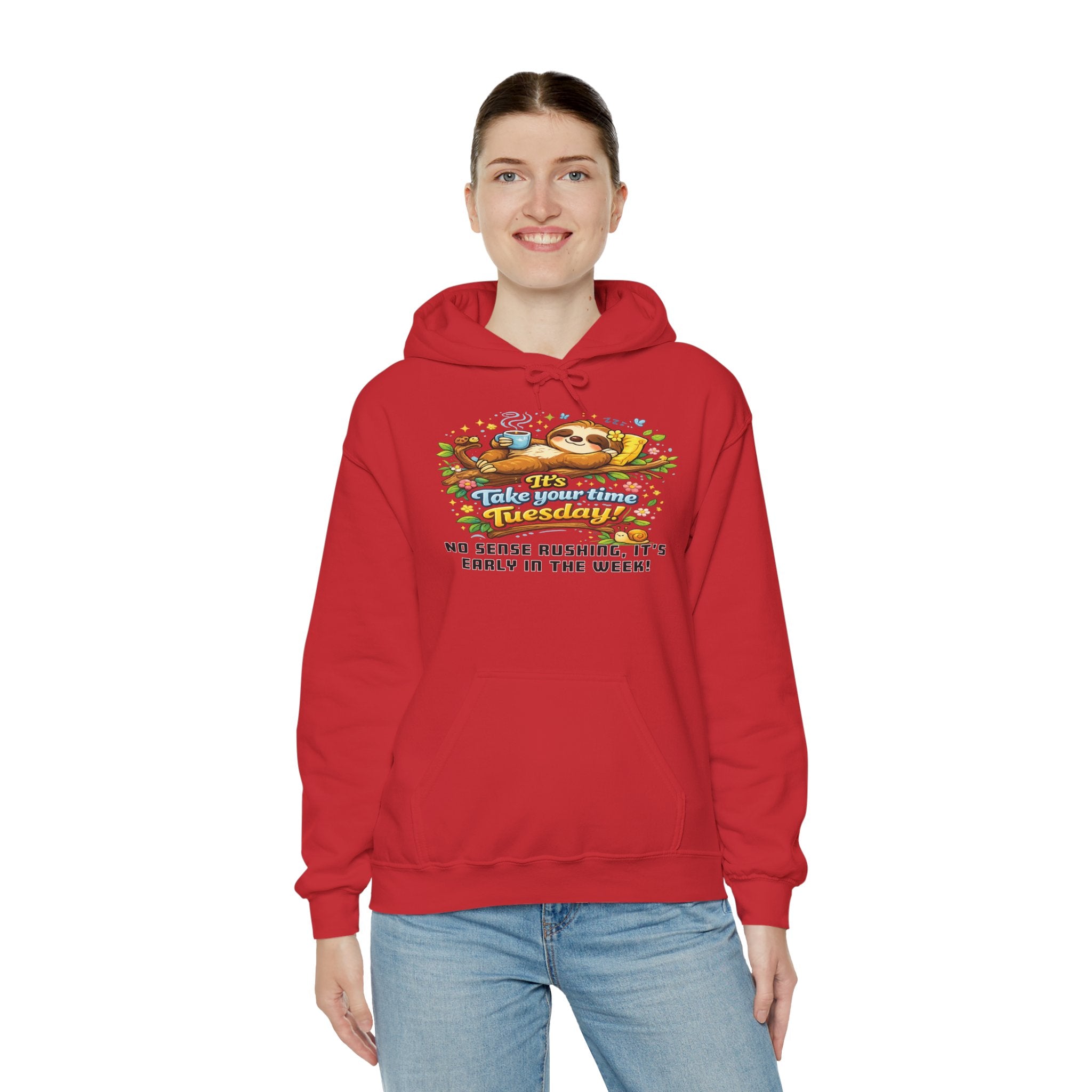 Tuesday - Procrastination Sloth Series Hoodie