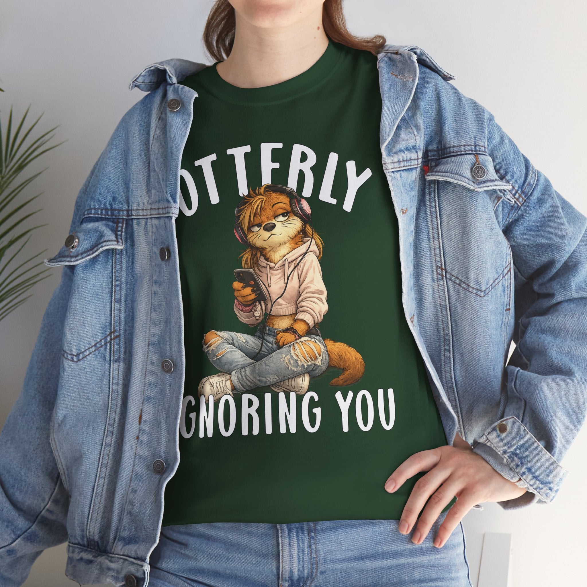 "Otterly Ignoring You" TeenGirl Tee - Otter Series