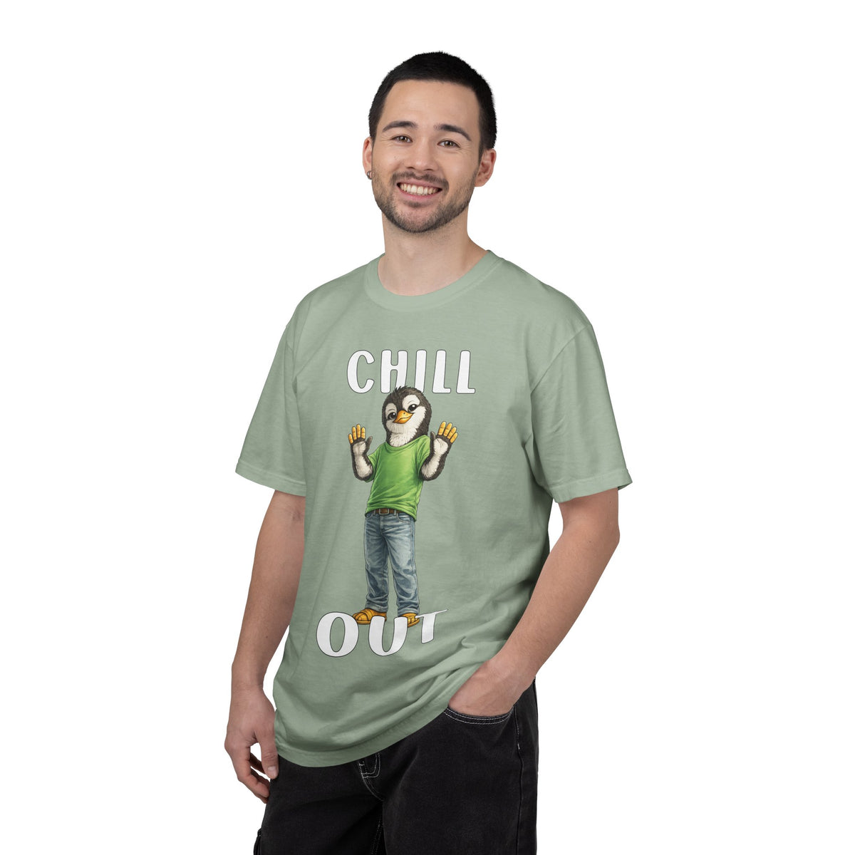 Chill Out Boy T-shirt - Penguin Series