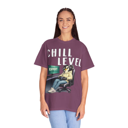 Chill Level Expert Girl T-shirt - Penguin Series